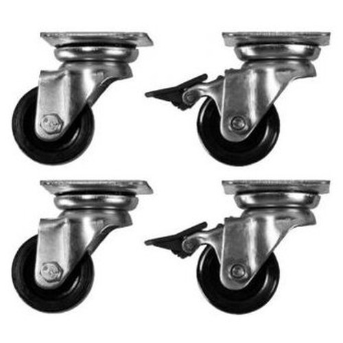 Juego de 4 ruedas para armarios PHASAK Rack, 2-HO30 Juego de 4 ruedas para armarios PHASAK Rack, 2